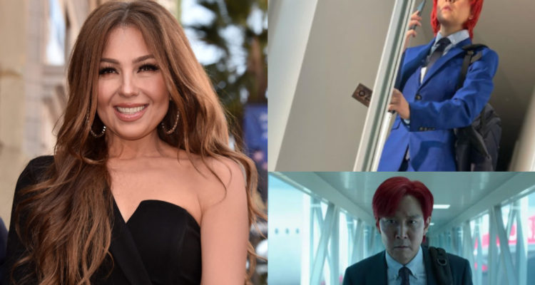 Thalía se disfraza de protagonista de El Juego del Calamar