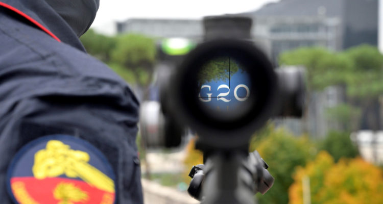 Drones y policías blindarán a Roma Italia despliega fuerte control aéreo para cumbre del G20