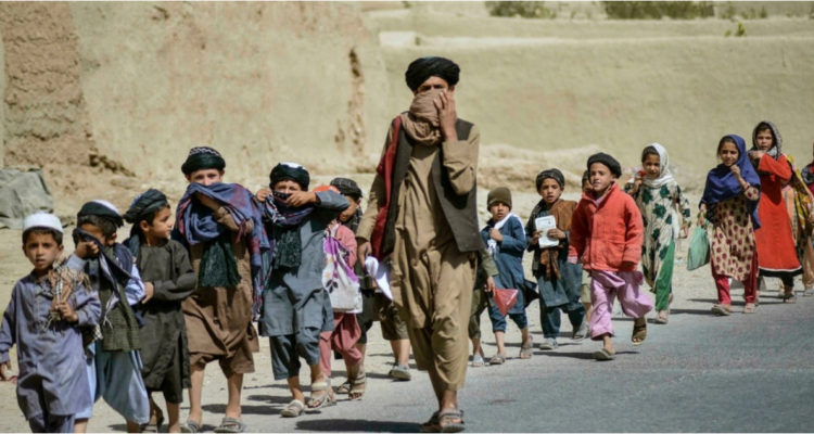 Emigrar o morir de hambre más de la mitad de los afganos están al borde de una crisis alimentaria