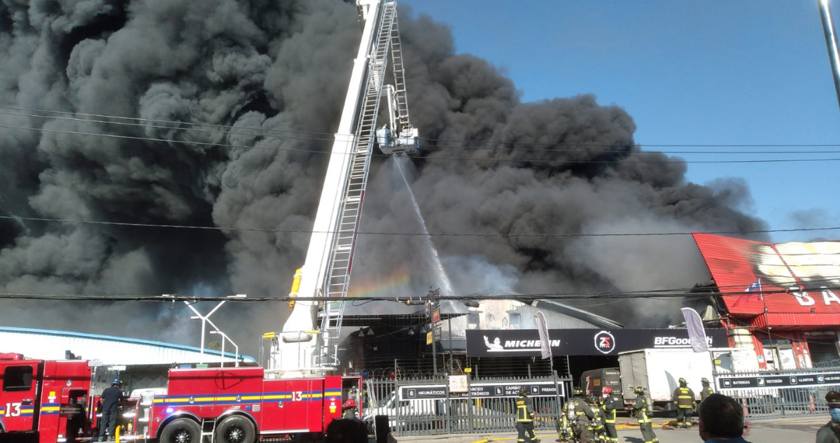 Incendio en macul ahora