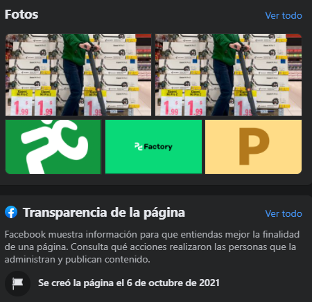 pc factory falso