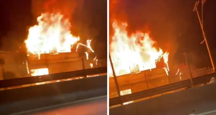 Un muerto deja incendio en fábrica de mote en San Ramón.