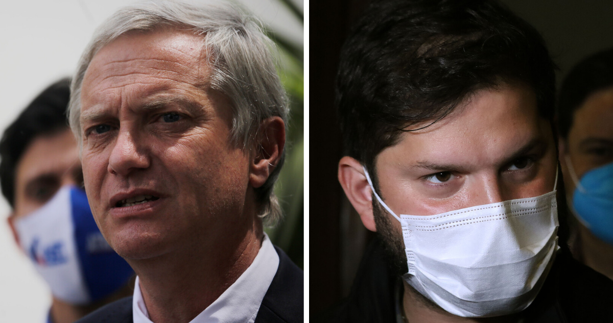 José Antonio Kast y Gabriel Boric