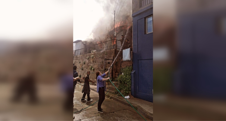 Un muerto en incendio en Viña del Mar.