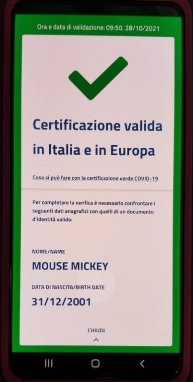 Bajo el nombre de Hitler, Bob Esponja y Mickey Mouse: UE busca frenar pasaportes sanitarios falsos 