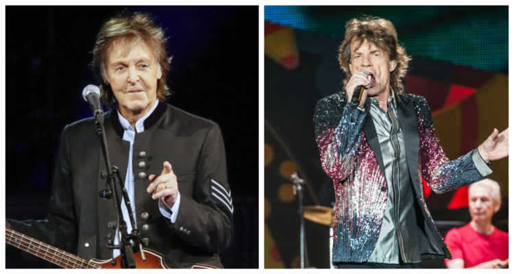 Paul McCartney y The Rolling Stones