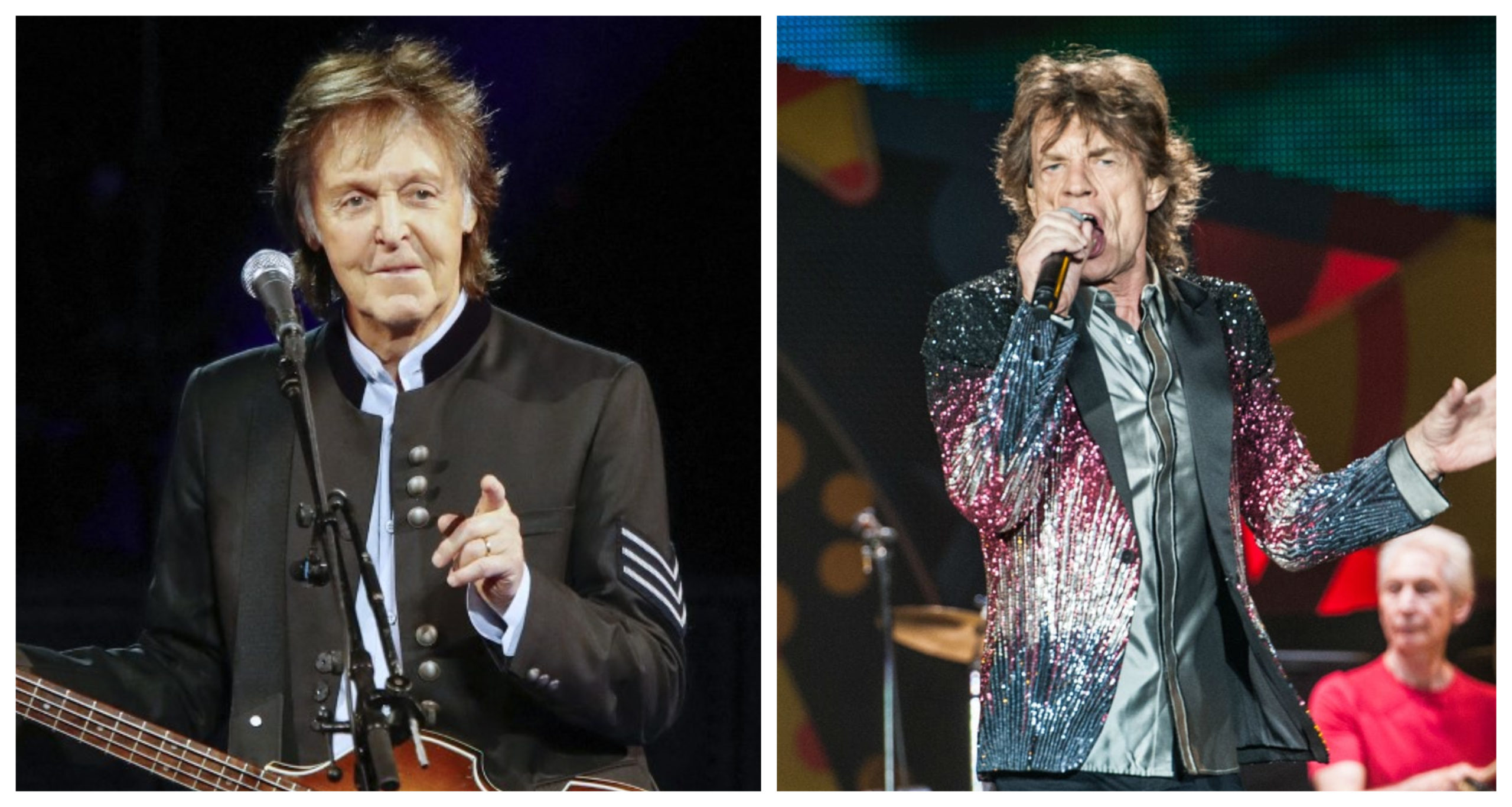 Paul McCartney y The Rolling Stones