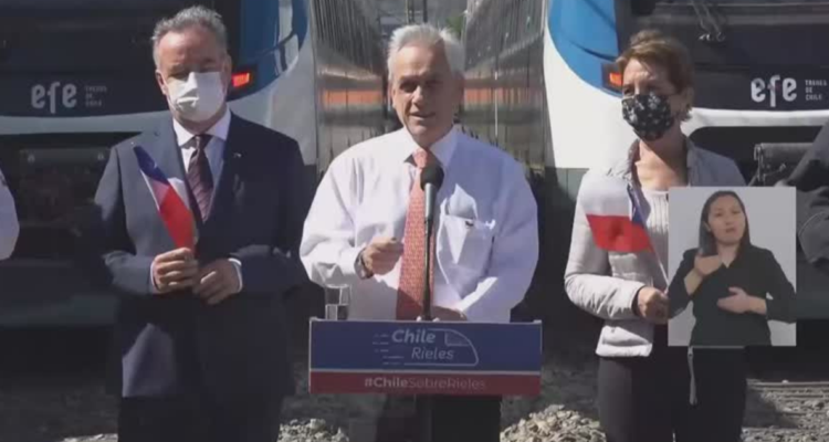 Presidente Piñera visita la región para inaugurar nueva flota de Biotren