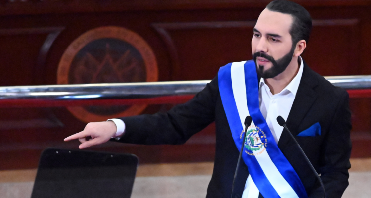 Presidente de El Salvador Nayib Bukele