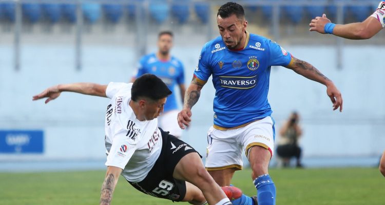 Roberto Cereceda ante Colo Colo.