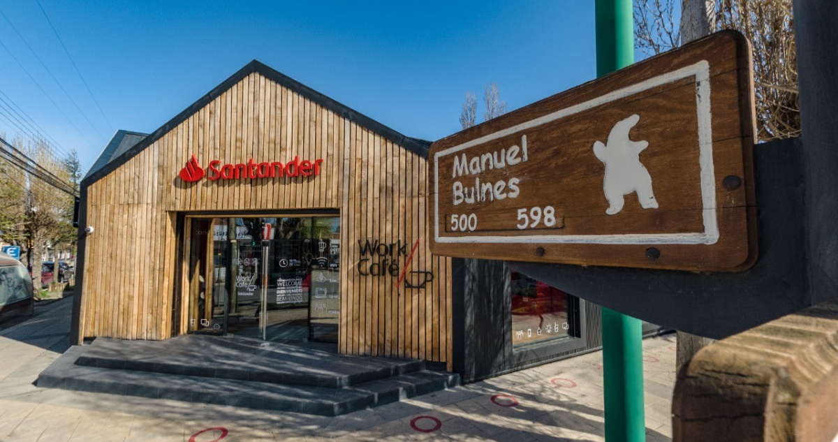 Work Café de Banco Santander en Puerto Natales