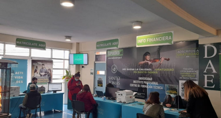 Matrículas en Santo Tomás Puerto Montt