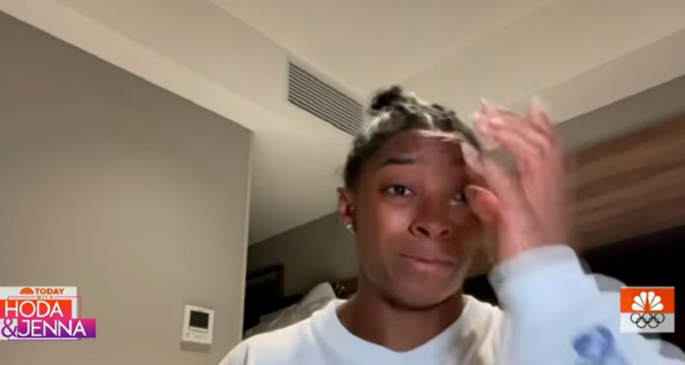Simone Biles y su llanto en una entrevista con Today