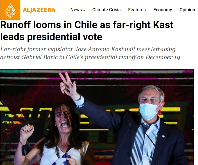 "Ganó el ultraderechista": Kast y Boric acaparan la prensa internacional tras resultado electoral