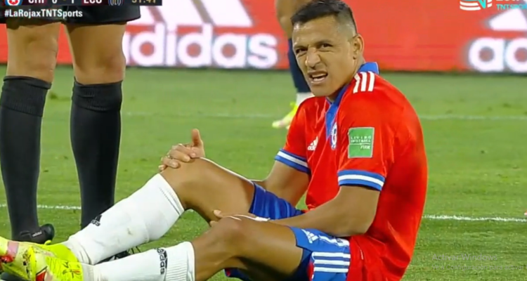 Alexis Sánchez lesionado