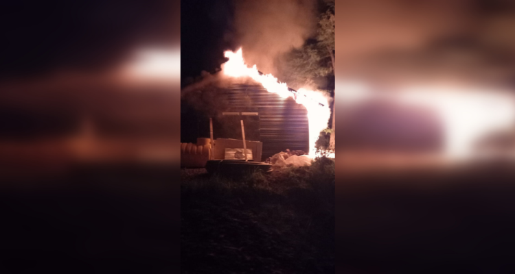 Ataque incendiario en Lonquimay.