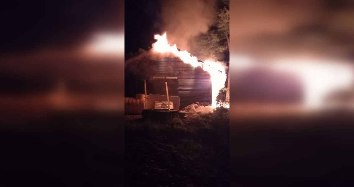 Ataque incendiario en Lonquimay.