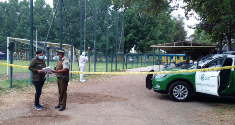 Balacera en estadio de Maipú