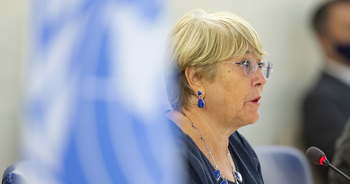 La alta comisionada para los Derechos Humanos de la ONU, Michelle Bachelet.