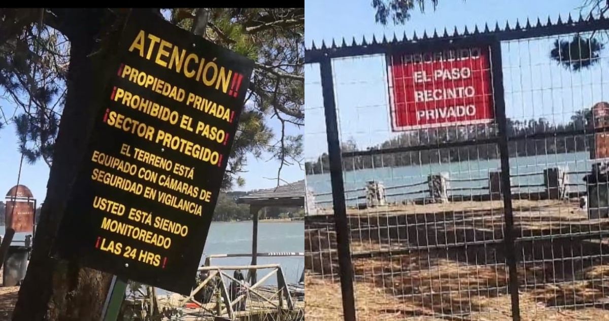 PARTICULARES BLOQUEAN ACCESO A LA PUNTILLA DE ANDALUÉ