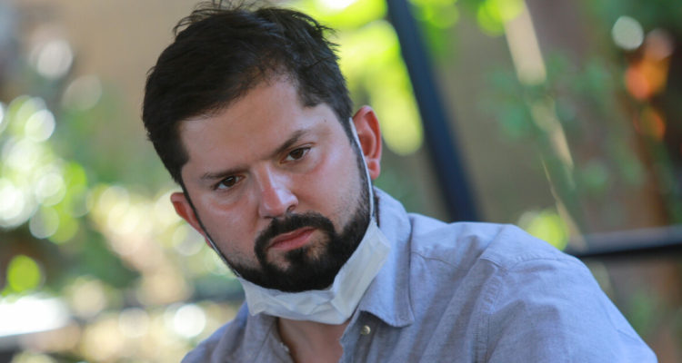 Candidato Gabriel Boric.