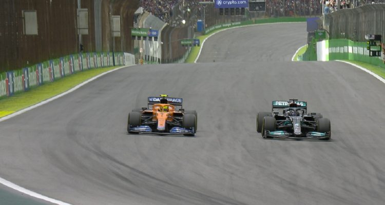 Bottas y Hamilton, los Mercedes brillaron en la Sprint de Brasil en F1