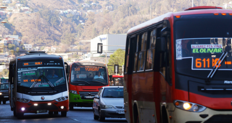 Buses en Valparaíso