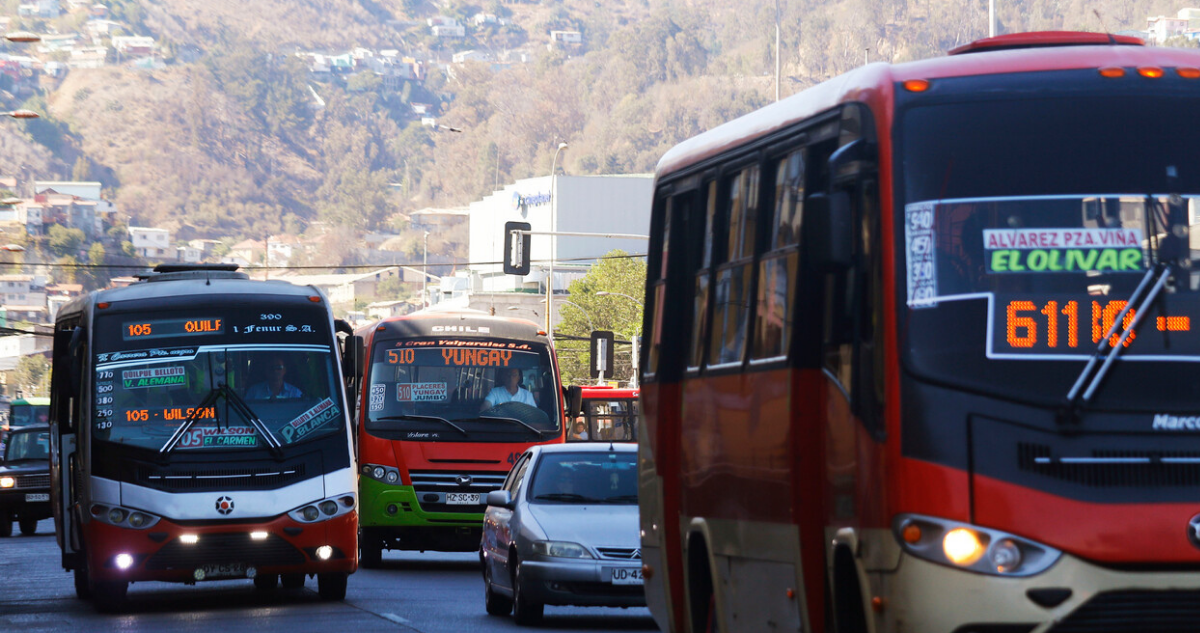 Buses en Valparaíso