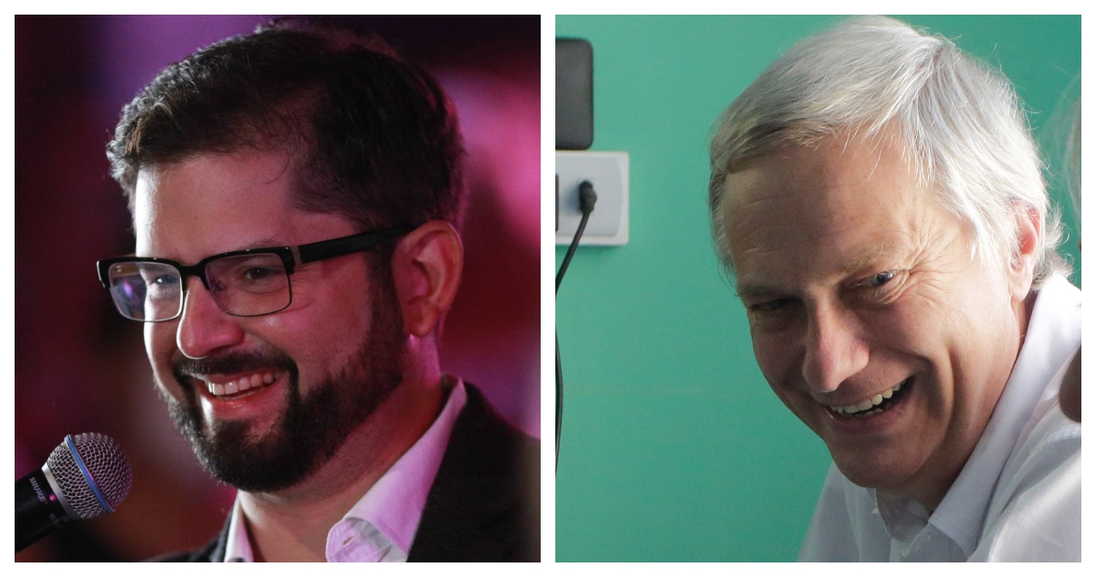 Gabriel Boric y José Antonio Kast