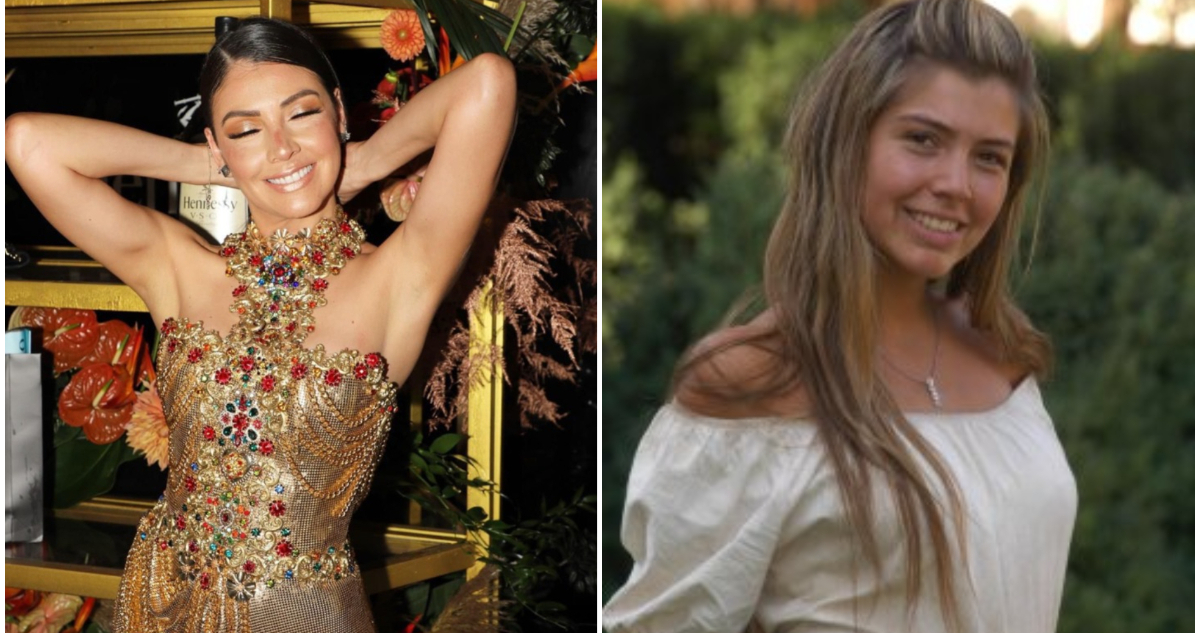 La modelo Cami Mainz antes y después del reallity show.