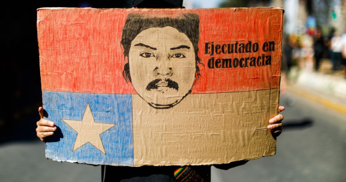 Aniversario por la muerte de Camilo Catrillanca.