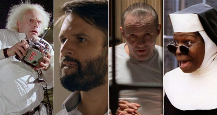 En la imagen sale el profesor Brown, Mario Horton, Anthony Hopkins y la actriz Whoopi Goldberg.