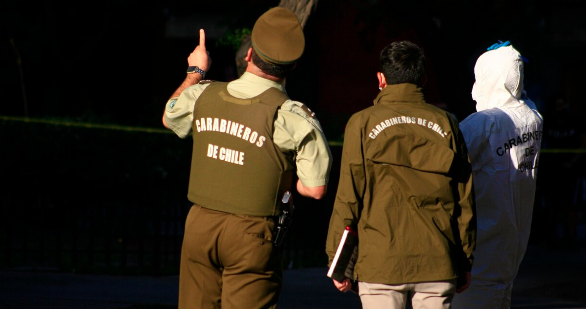 Carabineros en procedimiento