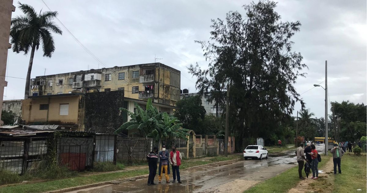 Frontis de una casa en Cuba