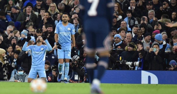City venció al PSG por Champions League,