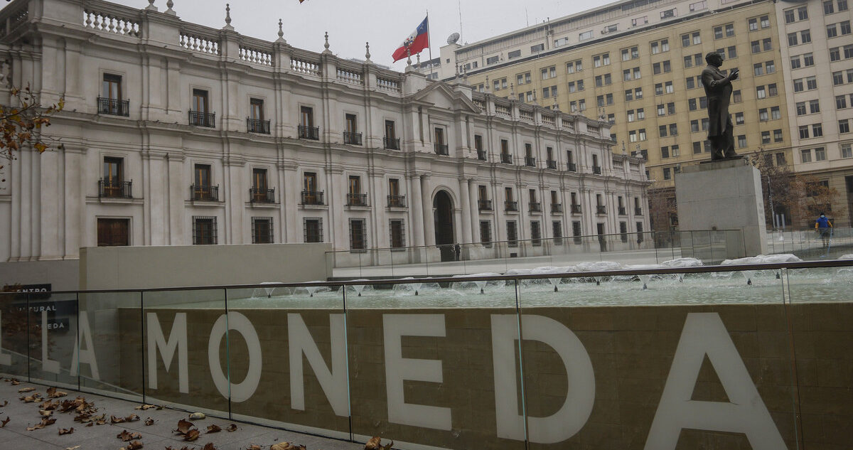 Frontis del Palacio de La Moneda.