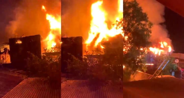 Cinco muertos y dos desaparecidos deja incendio en viviendas de Cerro Navia