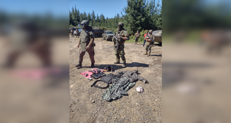 Detienen a comunero portando armas de fuego y artículos de guerra en La Araucanía