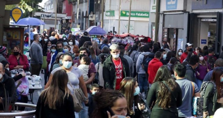 Contagios de covid en Bío Bío