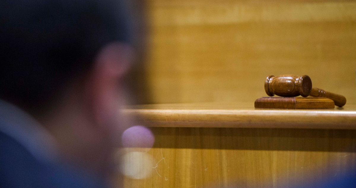 Hombre sentenciado en corte