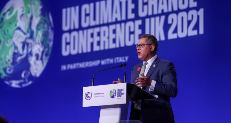 Alok Sharma, presidente de la COP26.