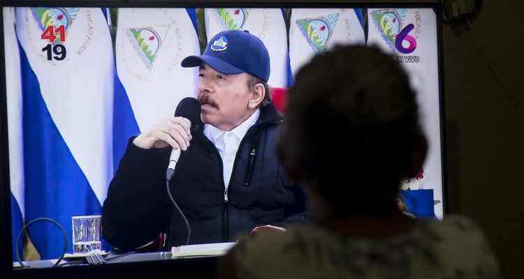 El mandatario de Nicaragua, Daniel Ortega.
