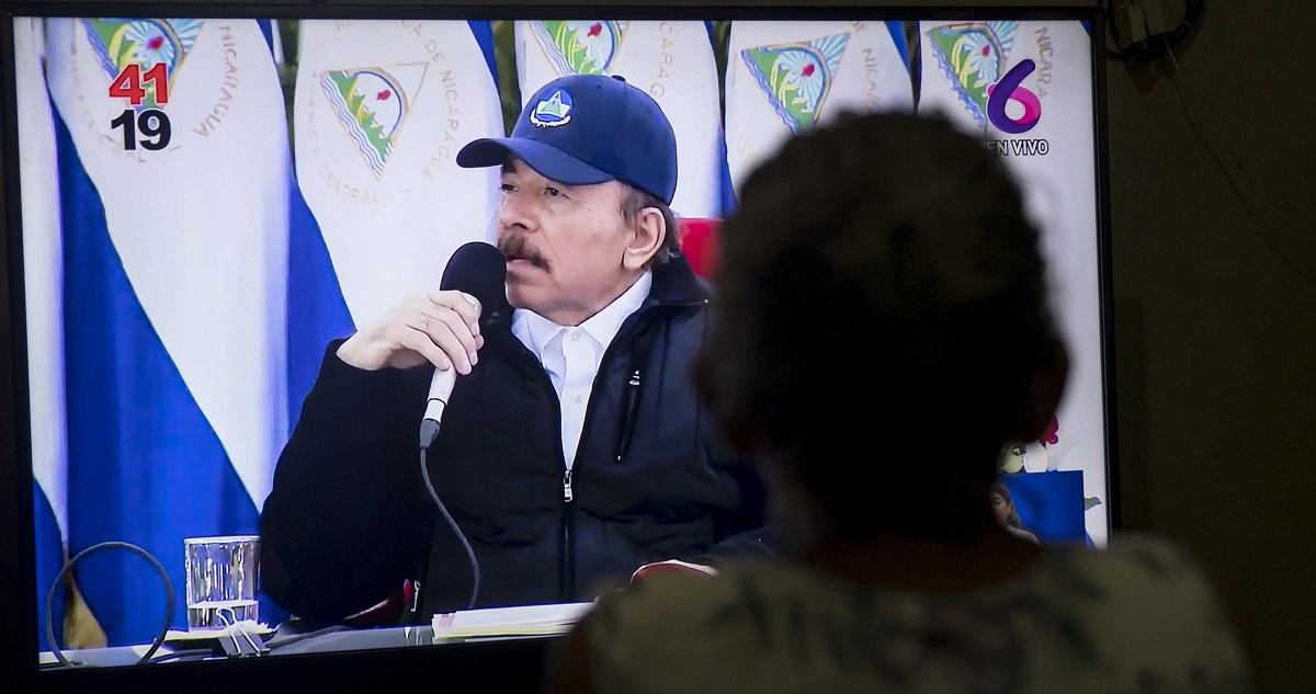 El mandatario de Nicaragua, Daniel Ortega.