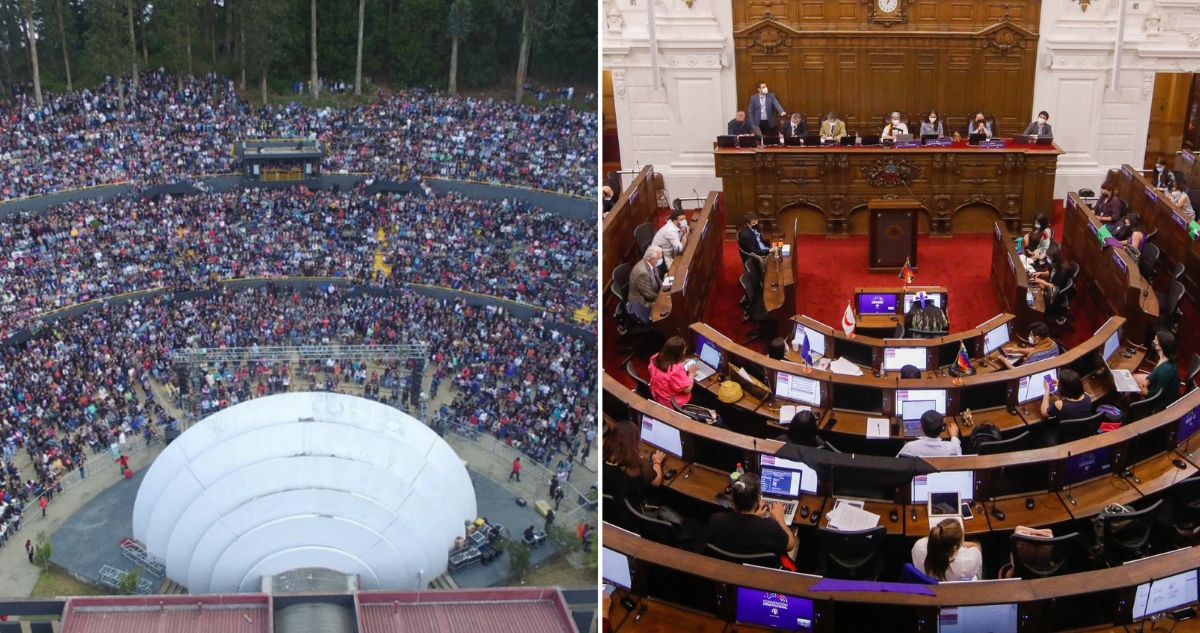 Evento musical en Anfiteatro por visita de Convención