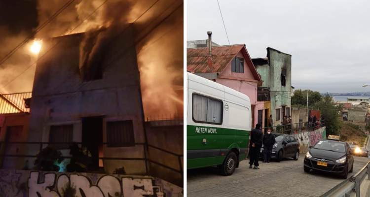 dos muertos deja incendio en playa ancha.