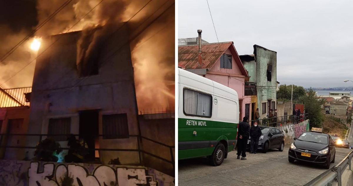 dos muertos deja incendio en playa ancha.