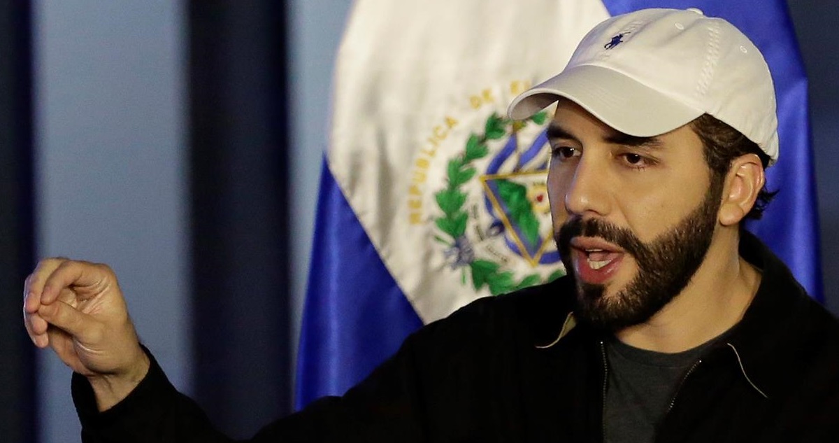 El presidente de El Salvador, Nayib Bukele.