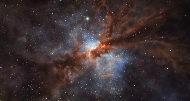 Detectan flúor en galaxia alejada de la tierra