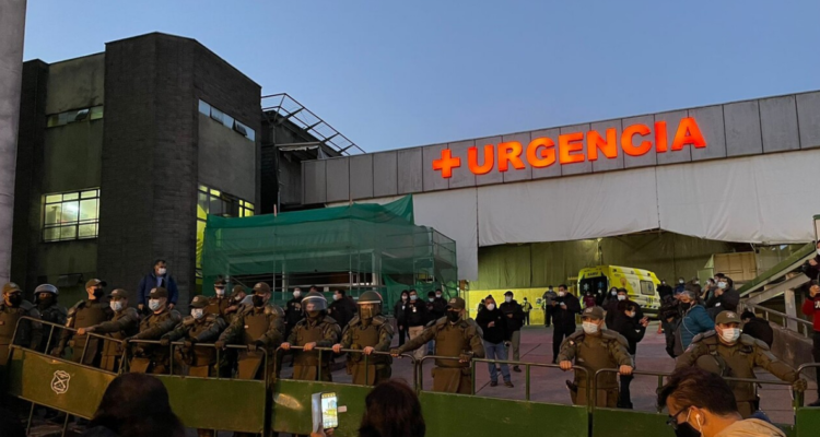 Frontis de Hospital de Temuco