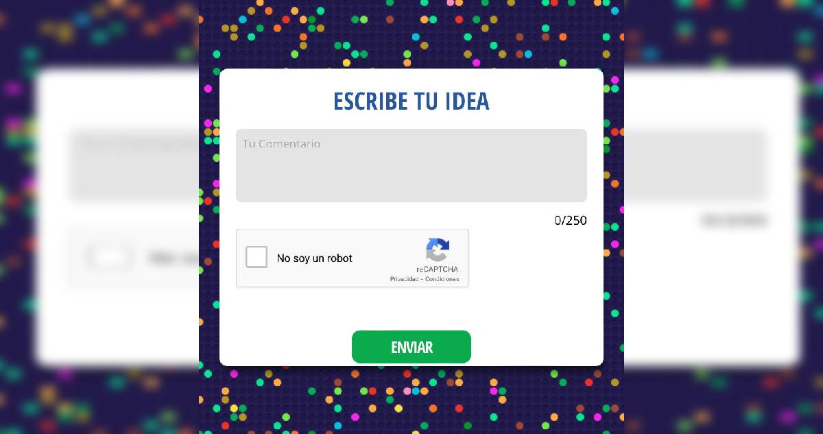 Casilla web para ideas en nueva Constitución